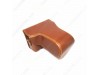 Leather Case For Canon EOS M10 Brown